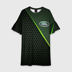 Платье клеш для девочки Land Rover, цвет: 3D-принт