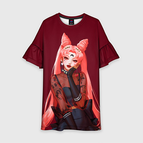 Детское платье НОВАЯ СЕЙЛОР МУН / 3D-принт – фото 1