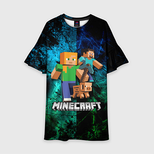 Детское платье Minecraft Майнкрафт / 3D-принт – фото 1