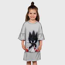 Платье клеш для девочки Shadow, цвет: 3D-принт — фото 2