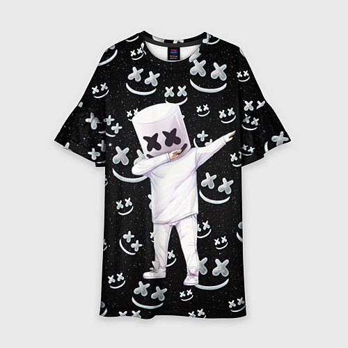 Детское платье Marshmello / 3D-принт – фото 1