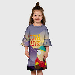 Платье клеш для девочки South Park Картмен, цвет: 3D-принт — фото 2