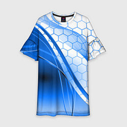 Детское платье ABSTRACT BLUE