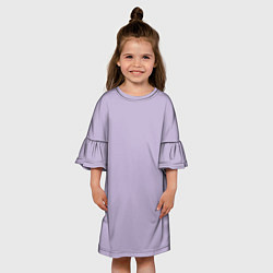 Платье клеш для девочки Лаванда, цвет: 3D-принт — фото 2