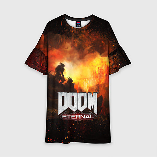 Детское платье DOOM ETERNAL / 3D-принт – фото 1