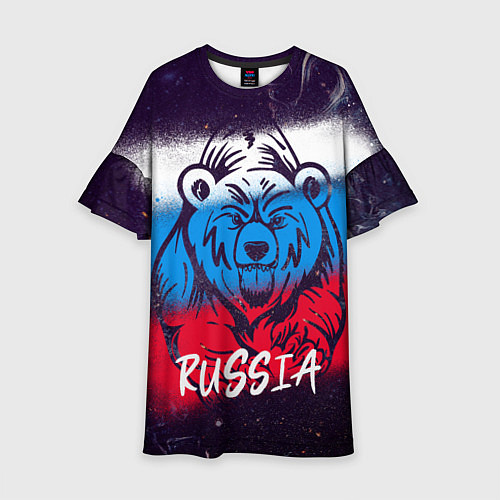 Детское платье Russia Bear / 3D-принт – фото 1