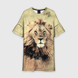 Платье клеш для девочки Lion King, цвет: 3D-принт