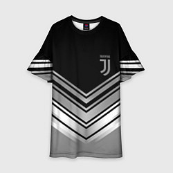 Платье клеш для девочки JUVENTUS, цвет: 3D-принт