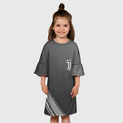 Платье клеш для девочки JUVENTUS, цвет: 3D-принт — фото 2