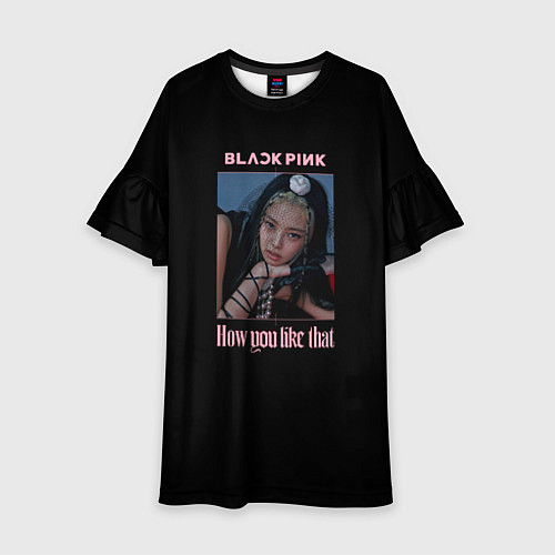 Детское платье BLACKPINK - Jennie / 3D-принт – фото 1
