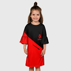 Платье клеш для девочки Sabaton, цвет: 3D-принт — фото 2