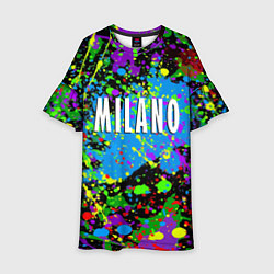 Платье клеш для девочки Milano - abstraction - Italy, цвет: 3D-принт