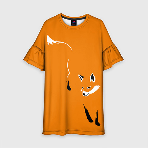 Детское платье ЛИСА / 3D-принт – фото 1