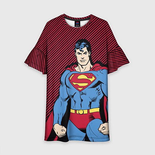 Детское платье I am your Superman / 3D-принт – фото 1