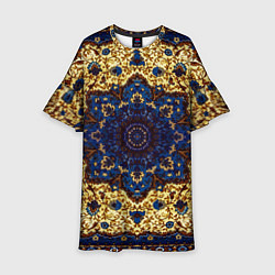 Платье клеш для девочки Золотой ковер, цвет: 3D-принт