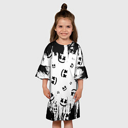 Платье клеш для девочки MARSHMELLO МАРШМЕЛЛОУ, цвет: 3D-принт — фото 2