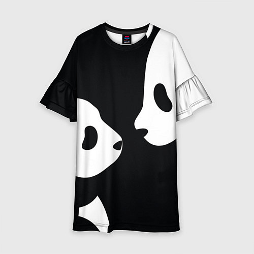 Детское платье Panda / 3D-принт – фото 1