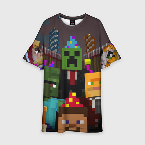 Детское платье Minecraft - characters - video game / 3D-принт – фото 1