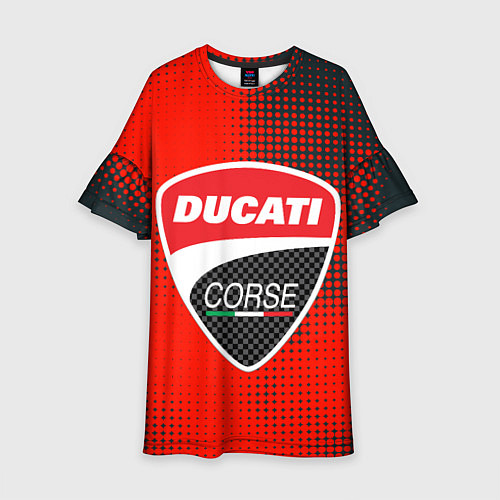 Детское платье Ducati Corse logo / 3D-принт – фото 1