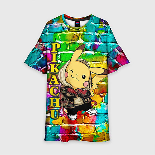 Детское платье Pikachu / 3D-принт – фото 1