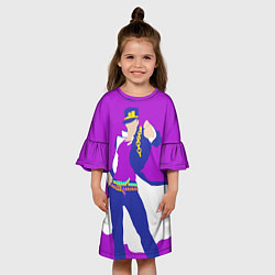 Платье клеш для девочки JoJo, цвет: 3D-принт — фото 2