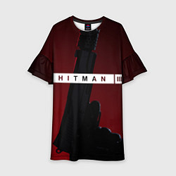 Платье клеш для девочки Hitman III, цвет: 3D-принт
