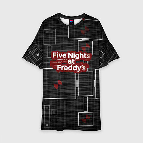 Детское платье Five Nights At Freddy / 3D-принт – фото 1