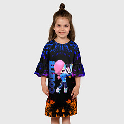 Платье клеш для девочки Brawl Stars Colette Navigator, цвет: 3D-принт — фото 2