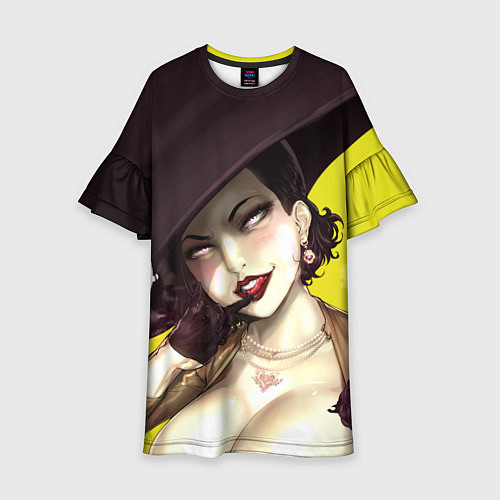 Детское платье РЕЗИДЕНТ ИВЕЛ ДЕРЕВНЯ / 3D-принт – фото 1