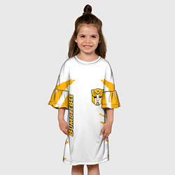 Платье клеш для девочки Bumblebee, цвет: 3D-принт — фото 2