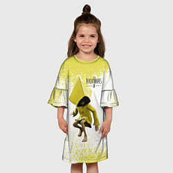Платье клеш для девочки Маленькие кошмары, цвет: 3D-принт — фото 2