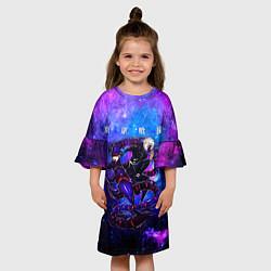 Платье клеш для девочки Какуджа Токийский гуль, цвет: 3D-принт — фото 2