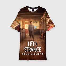 Платье клеш для девочки Life Is Strange True Colors, цвет: 3D-принт