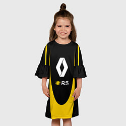 Платье клеш для девочки RENAULT SPORT, цвет: 3D-принт — фото 2