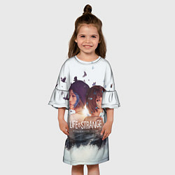 Платье клеш для девочки Life is strange Remaster, цвет: 3D-принт — фото 2