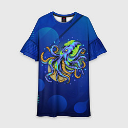 Детское платье Красочный Осьминог