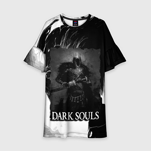 Детское платье DARKSOULS ТЁМНЫЙ РЫЦАРЬ / 3D-принт – фото 1