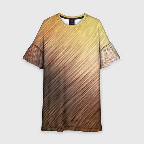 Детское платье Texture Sun Glare / 3D-принт – фото 1