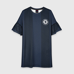 Платье клеш для девочки FC Chelsea Fresh 202122, цвет: 3D-принт