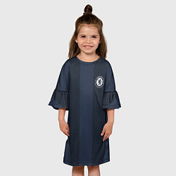 Платье клеш для девочки FC Chelsea Fresh 202122, цвет: 3D-принт — фото 2
