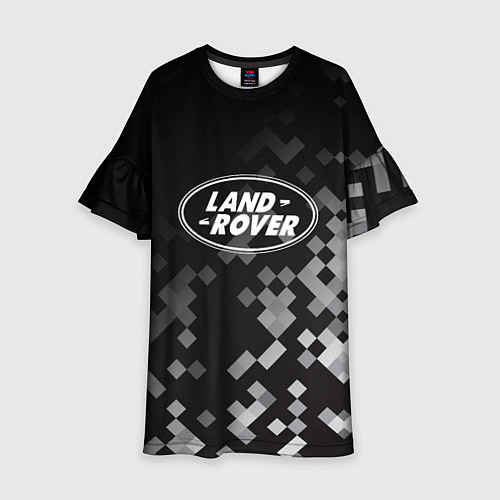 Детское платье LAND ROVER ГОРОДСКОЙ КАМУФЛЯЖ / 3D-принт – фото 1