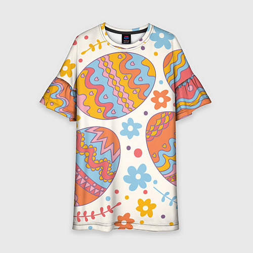 Детское платье Пасха / 3D-принт – фото 1