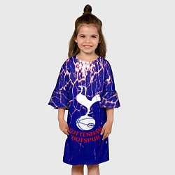 Платье клеш для девочки Tottenham, цвет: 3D-принт — фото 2