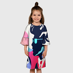 Платье клеш для девочки Персонаж, цвет: 3D-принт — фото 2