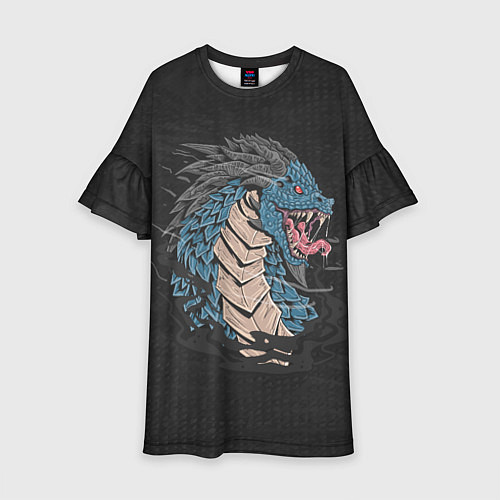 Детское платье Дракон / 3D-принт – фото 1