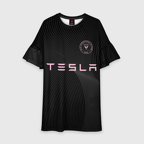 Детское платье INTER MIAMI HOME KIT / 3D-принт – фото 1