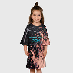 Платье клеш для девочки MGR - Nanomachines Son, цвет: 3D-принт — фото 2