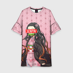 Детское платье SENPAI NEZUKO НЕЗУКО ПАТТЕРН