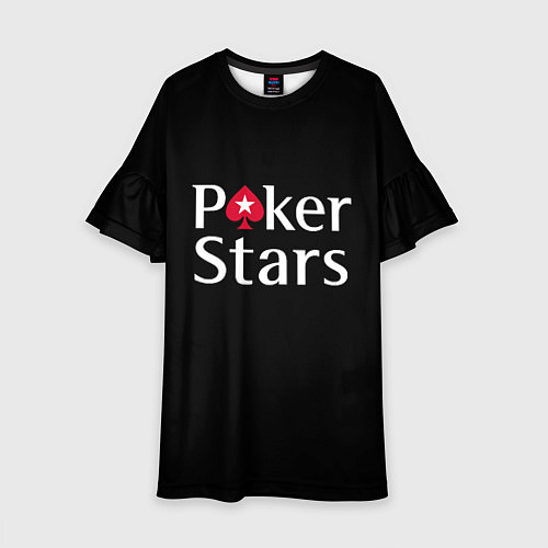 Детское платье Poker Stars / 3D-принт – фото 1