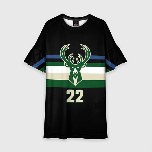 Детское платье Milwaukee Bucks форма Крис Миддлтон / 3D-принт – фото 1